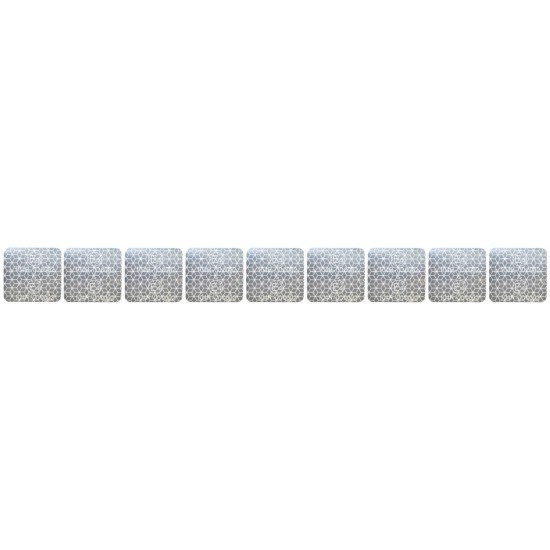 White Segmented Conspicuity Tape 50m Roll White Segmented Conspicuity Tape 50m Roll