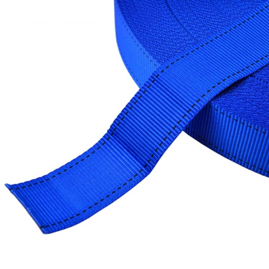 Blue Polyester Webbing 100m Roll (SC88 Blue) Blue Polyester Webbing 100m Roll (SC88 Blue)