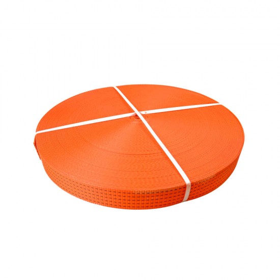 Orange Webbing 100m Roll (SC27 Orange) Orange Webbing 100m Roll (SC27 Orange)
