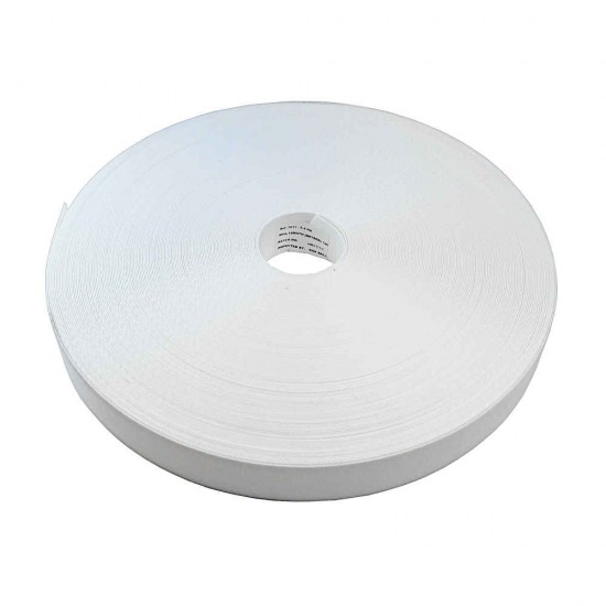 Heavy Duty PVC Weldable Webbing - White 100m Roll Heavy Duty PVC Weldable Webbing - White 100m Roll