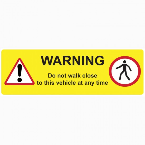 Pedestrian Safety - Curtain Vinyl Sticker Pedestrian Safety - Curtain Vinyl Sticker