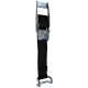 Stainless Steel Over Centre Locking Curtain Side Buckle - Black Tab - Assembly Stainless Steel Over Centre Locking Curtain Side Buckle - Black Tab - Assembly