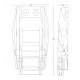 EUROBUCKLE Non-Locking Curtain Side Buckle Assembly EUROBUCKLE Non-Locking Curtain Side Buckle Assembly