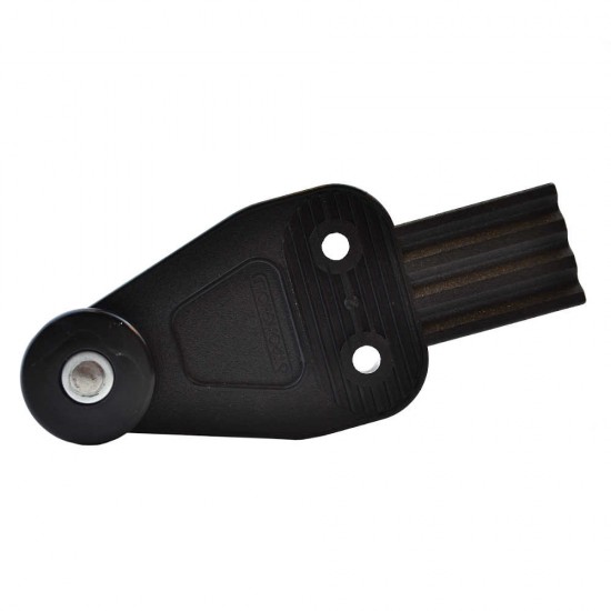 Stronghold Black Curtain Roller with Tab W25mm/D32mm Stronghold Black Curtain Roller with Tab W25mm/D32mm