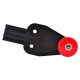 Stronghold Red Curtain Roller with Tab W29mm/D36mm Stronghold Red Curtain Roller with Tab W29mm/D36mm