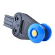 Stronghold Blue Curtain Roller with Tab W33mm/D36mm Stronghold Blue Curtain Roller with Tab W33mm/D36mm