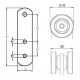 Curtain Roller W28mm x D31mm (SC14) Curtain Roller W28mm x D31mm (SC14)