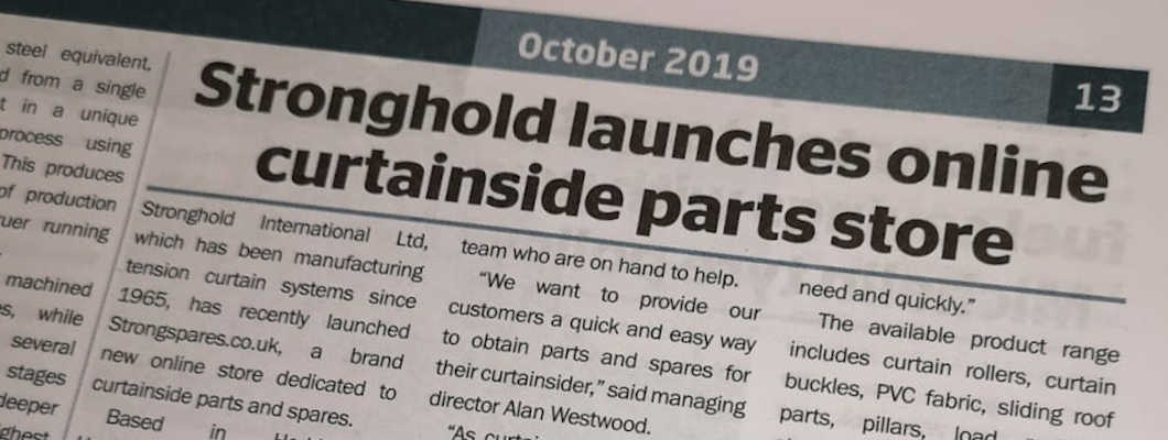 Strongspares.co.uk Featured In Octobers Transport Operator Strongspares.co.uk Featured In Octobers Transport Operator